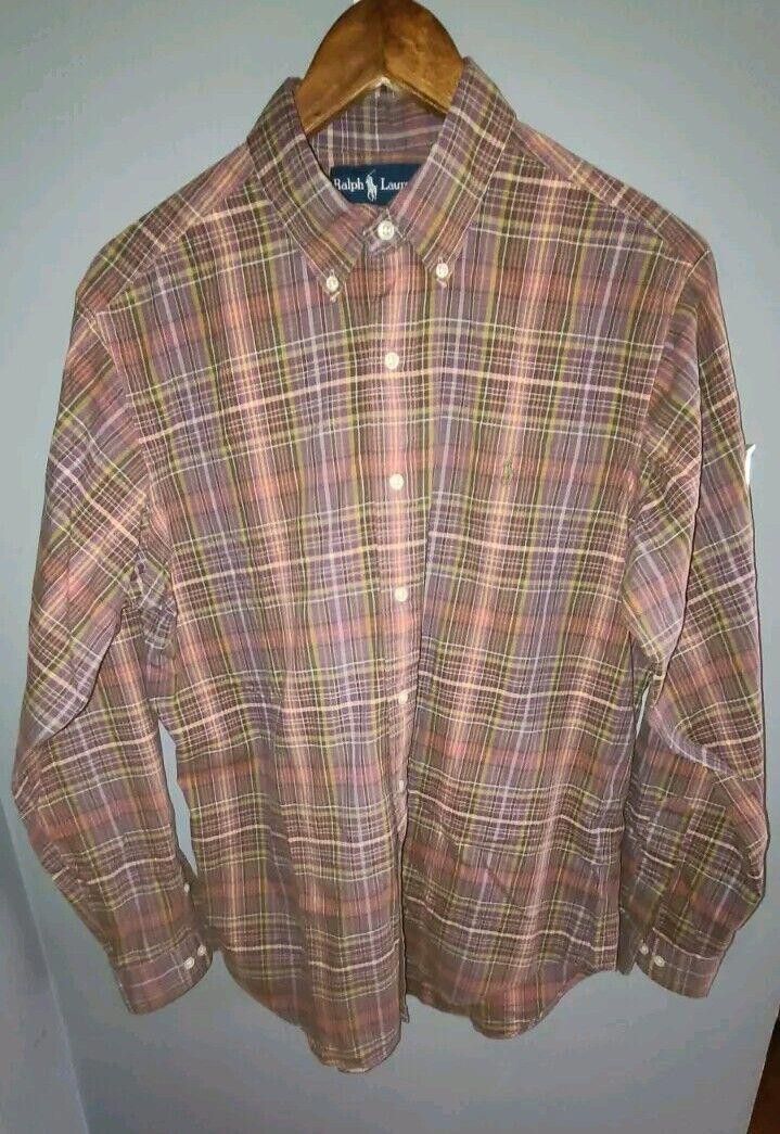 Lauren Ralph Lauren Ralph Lauren Men's Shirt Medium 15 1/2 Classic Fit Plaid Size US M / EU 48-50 / 2 - 1 Thumbnail