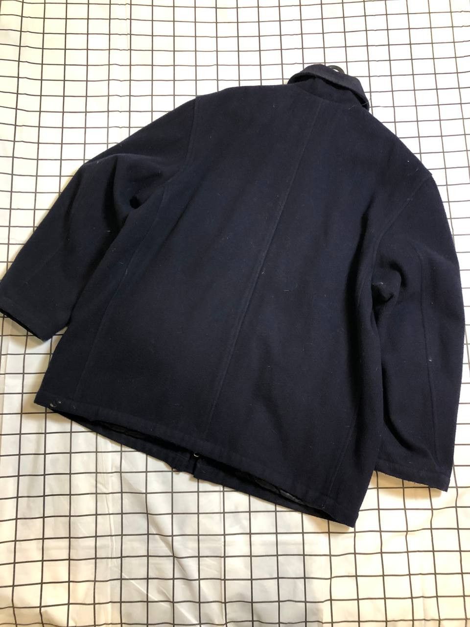 Polo Ralph Lauren Polo Ralph Lauren Wool Navy Peacoat Field Jacket Coat Size US L / EU 52-54 / 3 - 14 Thumbnail