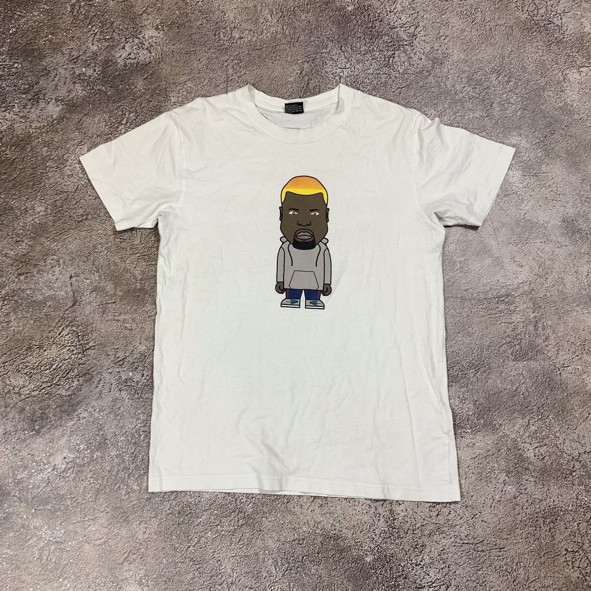 Vintage Y2K Kanye West Graphic Tee Streetwear Cream Vintage Slim M Size US M / EU 48-50 / 2 - 1 Thumbnail