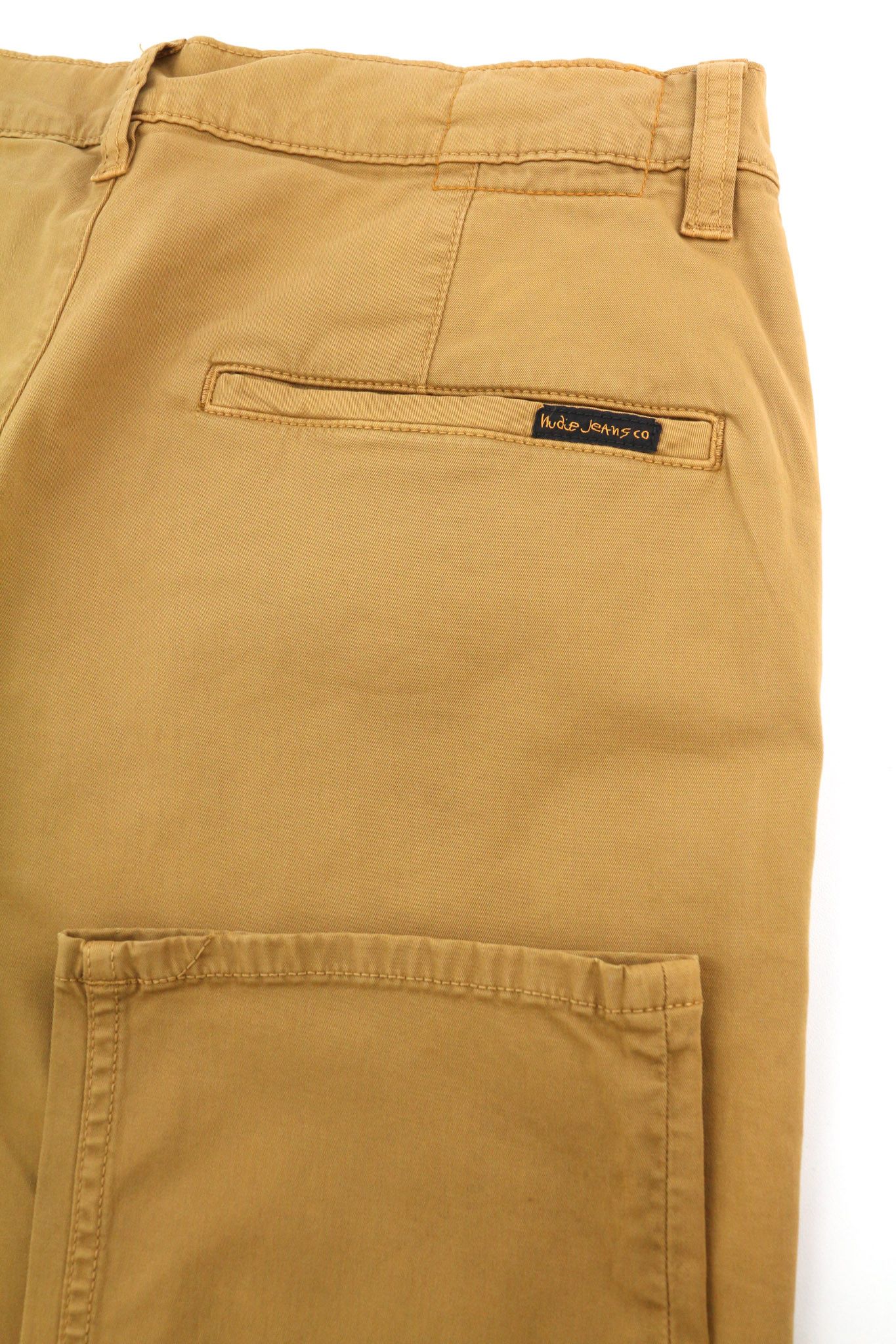 Nudie Jeans EASY ALVIN W32/L30 Camel Chino Slim Zip 82572 Size US 32 / EU 48 - 5 Thumbnail