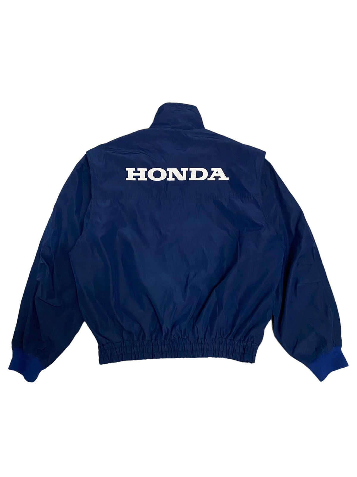 image of Vintage Honda Motorsport Jacket in Blue, Men's (Size Large)