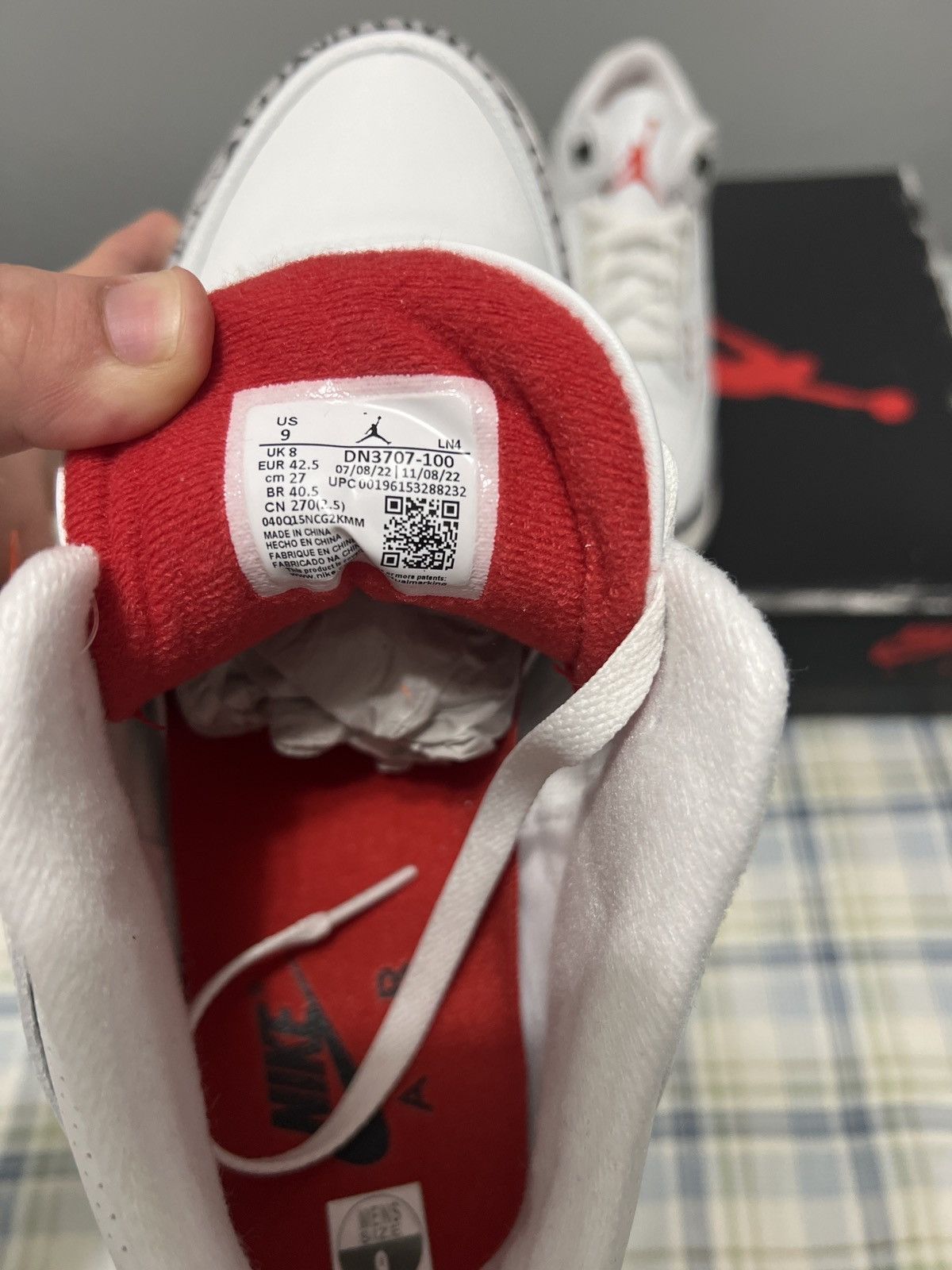 Jordan Brand × Nike Air Jordan 3 Retro Size US 9 / EU 42 - 6 Thumbnail