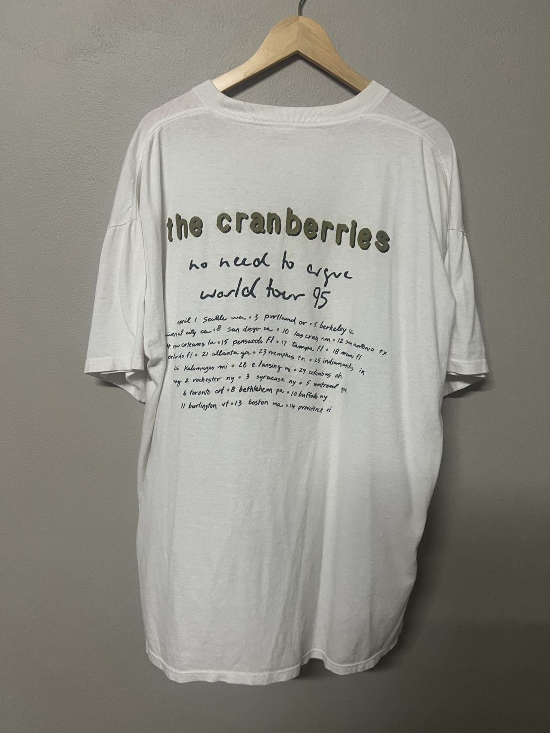Vintage The cranberries 1994 no need to argue tour Size US XXL / EU 58 / 5 - 3 Thumbnail