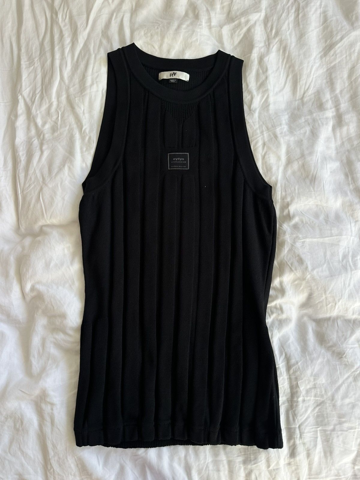 Eytys High Neck Sleeveless Eytys Stretchy Viscose Ribbed Tank Size US XL / EU 56 / 4 - 3 Thumbnail