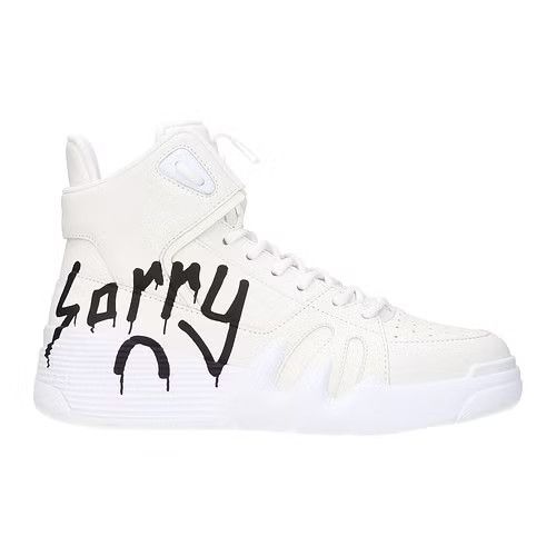ob1o1e0324 Hi-Top Sneakers in Beige