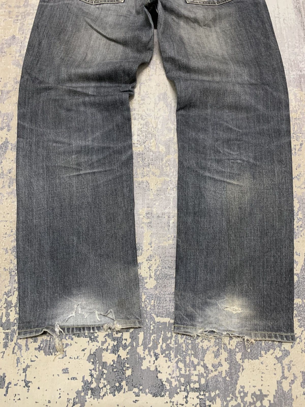 Levi's Vintage Levis 502 Faded Distressed Jeans Size US 32 / EU 48 - 11 Thumbnail