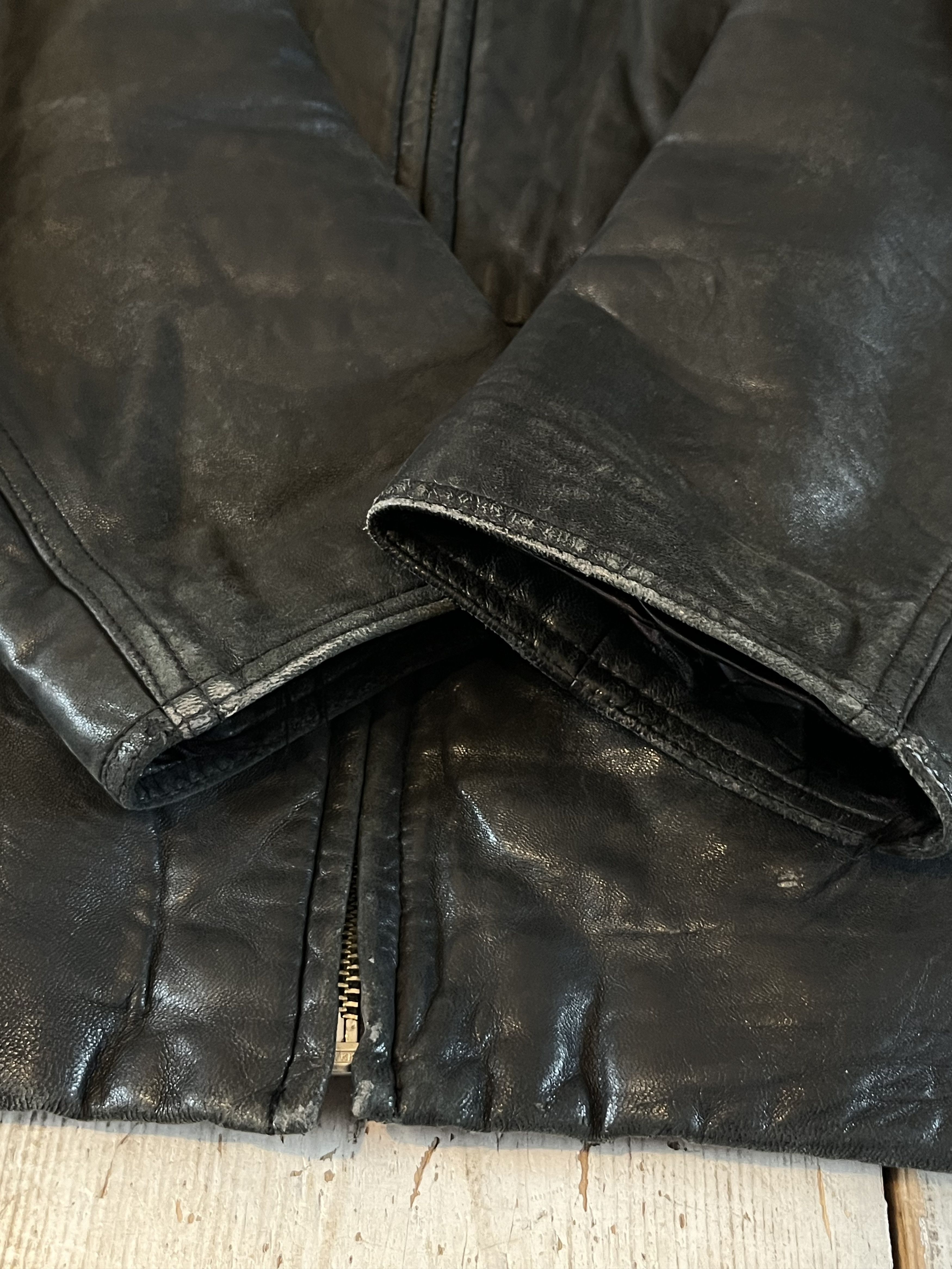 Designer × Hugo Boss × Vintage Vintage Hugo Boss Lamb Leather Jacket Size US XL / EU 56 / 4 - 7 Thumbnail