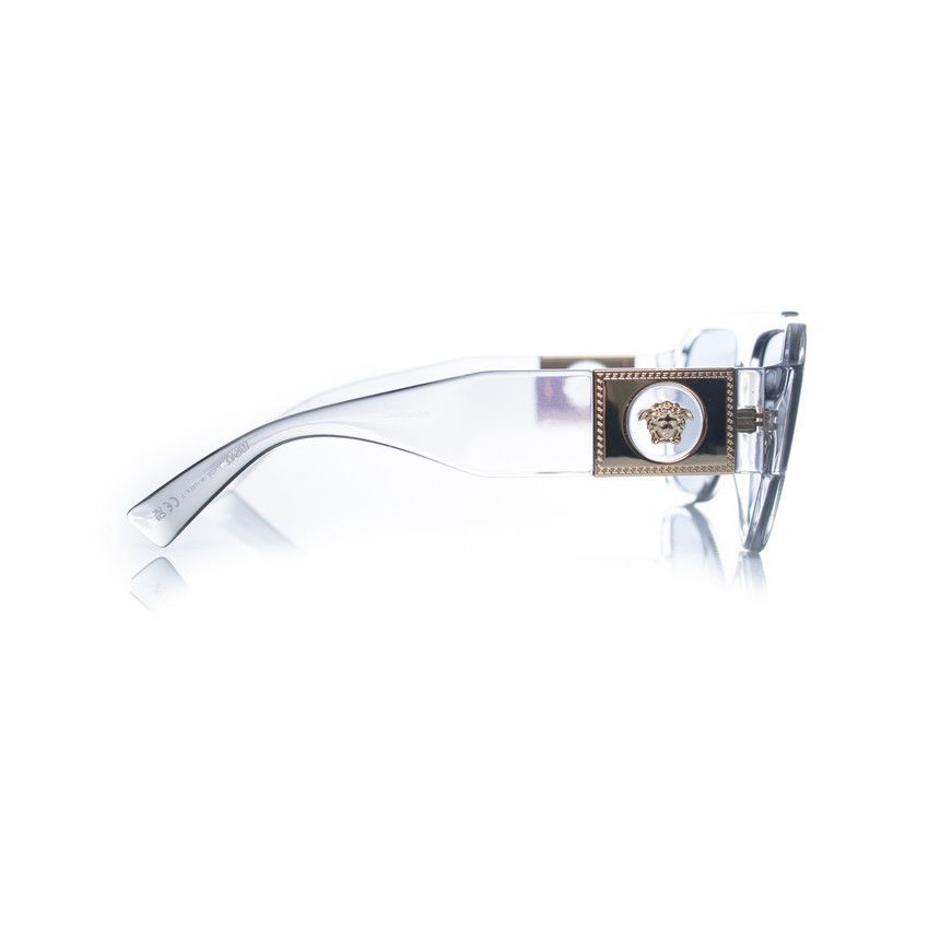 Versace Versace, transparent shield medusa sunglasses Size ONE SIZE - 3 Thumbnail