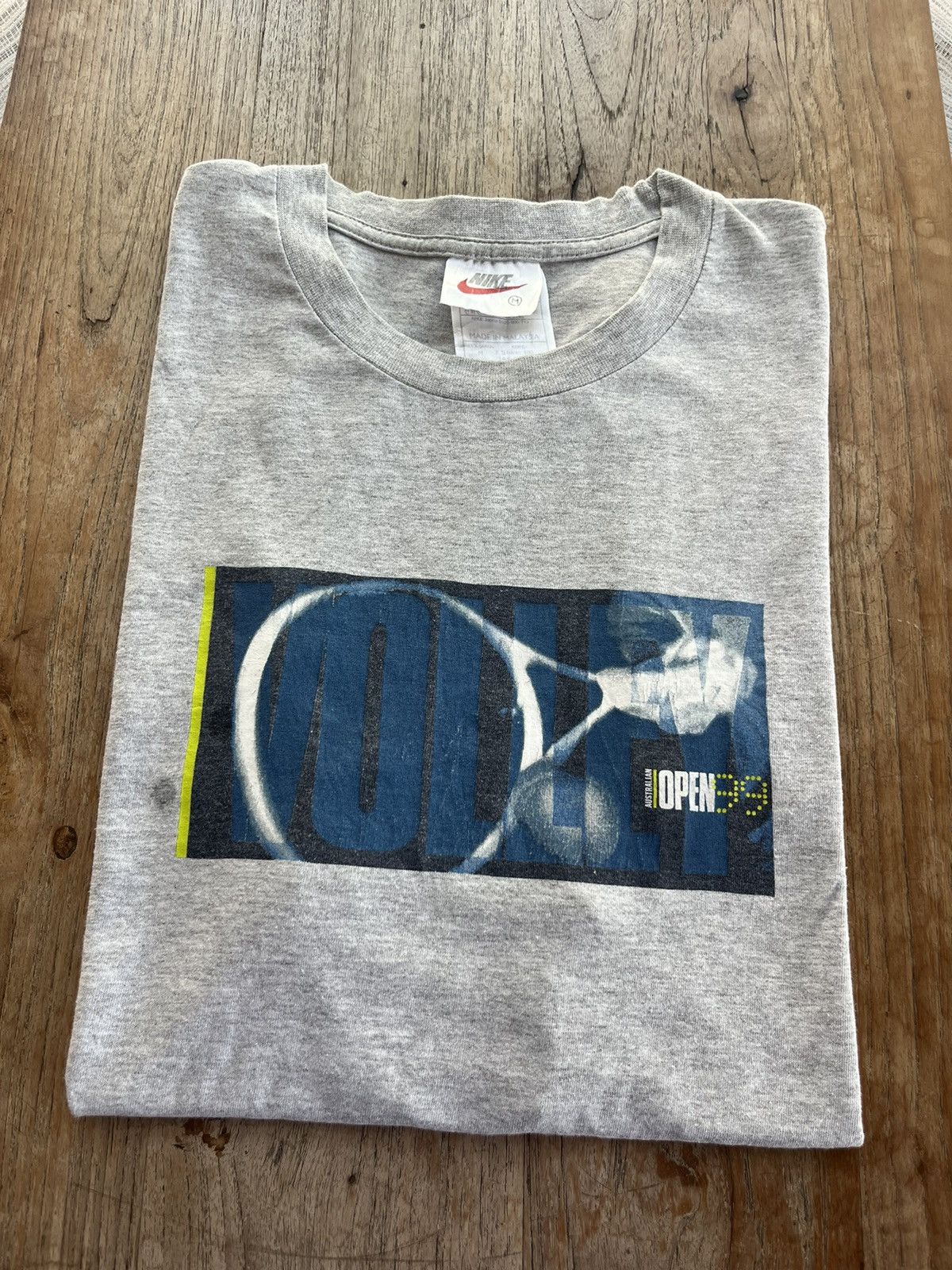 Nike × Vintage Vintage Nike VOLLEY Australian OPEN 1999’s Tshirt Size US M / EU 48-50 / 2 - 1 Thumbnail