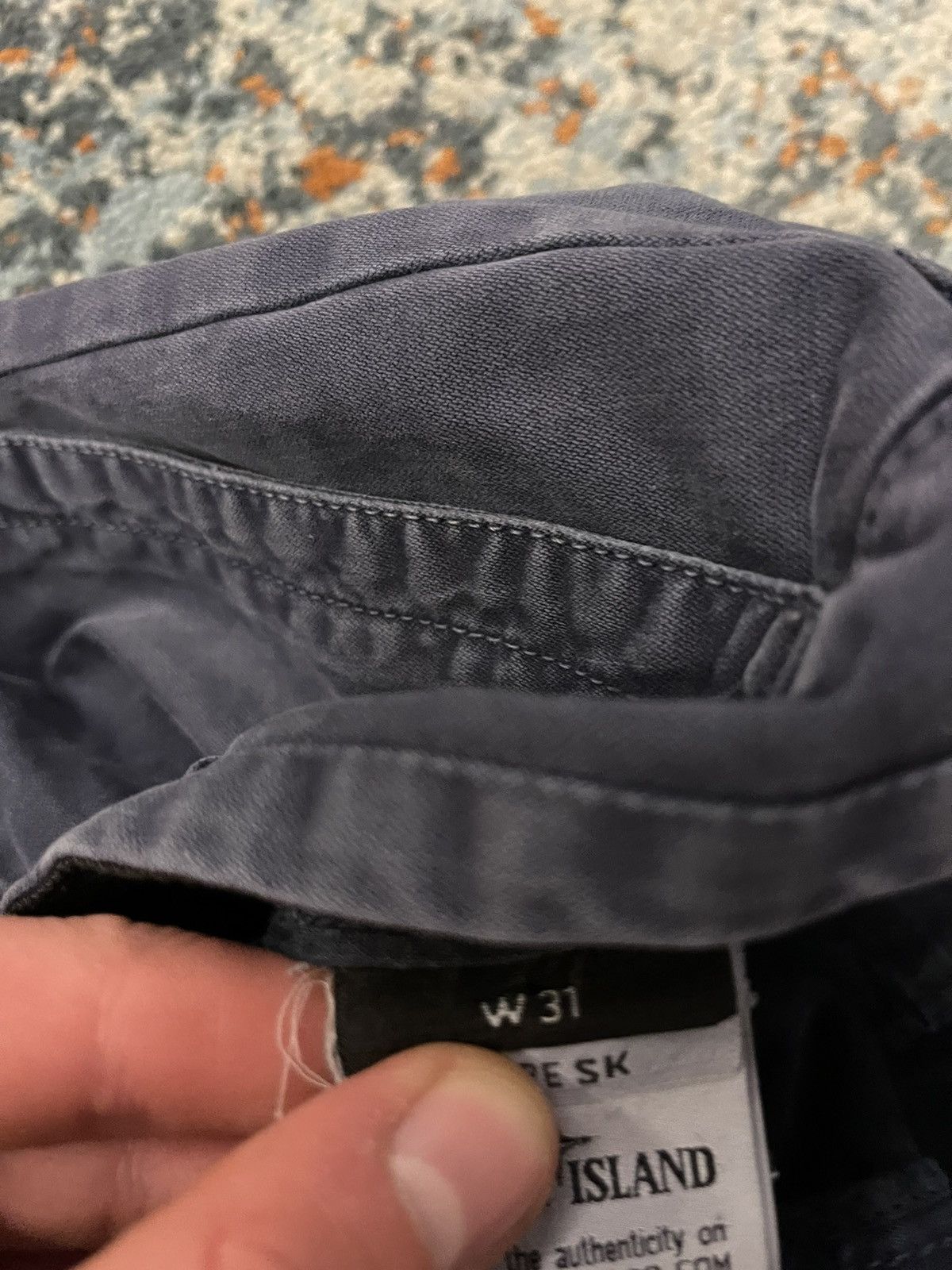 Stone Island Stone island navy pants Size US 31 - 6 Thumbnail