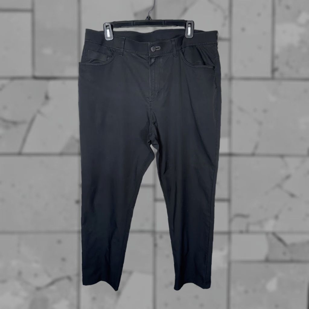 Vintage Public Rec Mens Pants Athletic Black 36x30 Knit Flat Front Pockets Logo City Sports Vintage: No (adapted within constraints) Size US 36 / EU 52 - 1 Thumbnail
