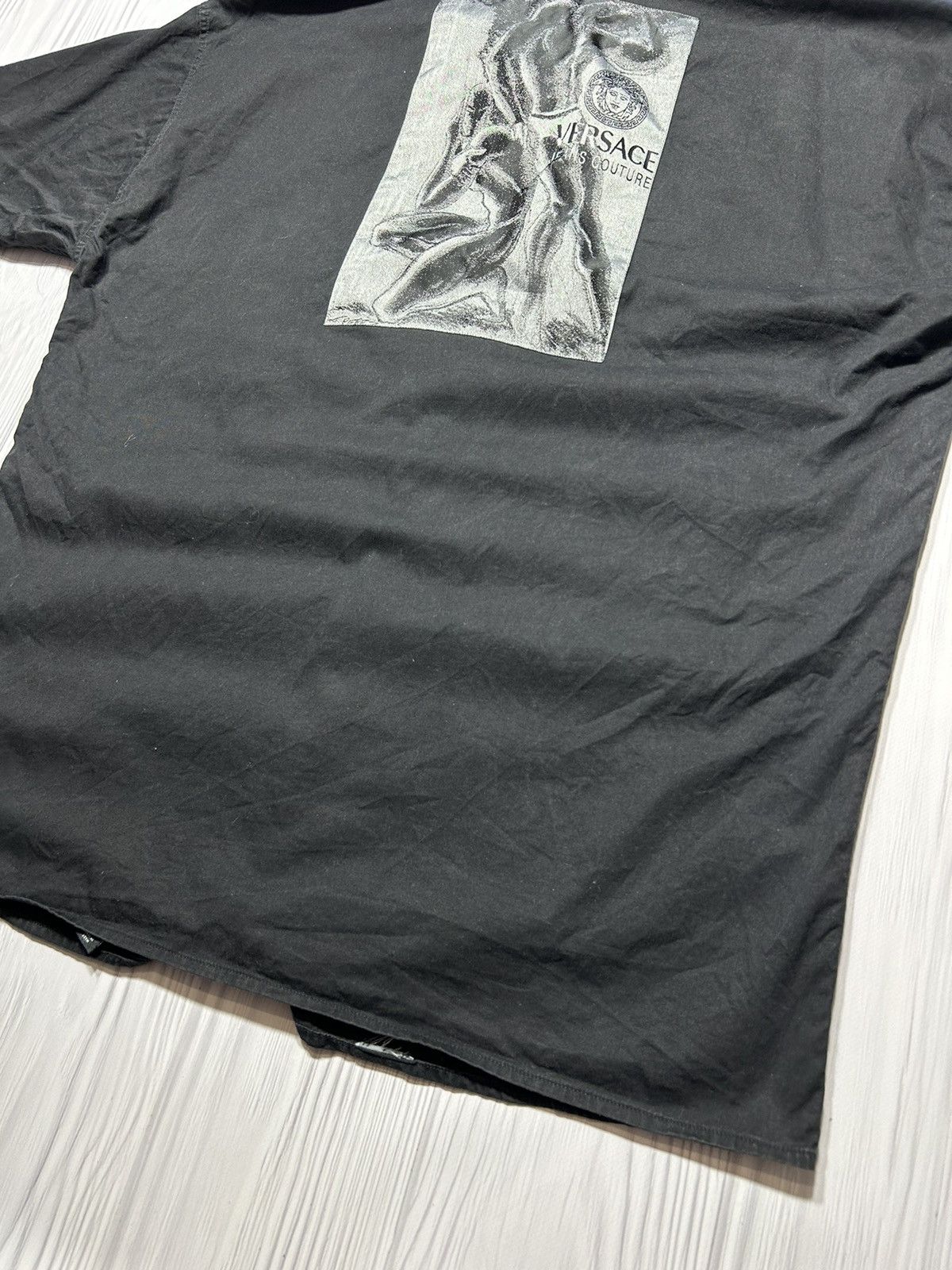 Versace Jeans Couture Vintage Versace Jeans Couture Big Logo Greece Style Shirt Size US XL / EU 56 / 4 - 4 Thumbnail