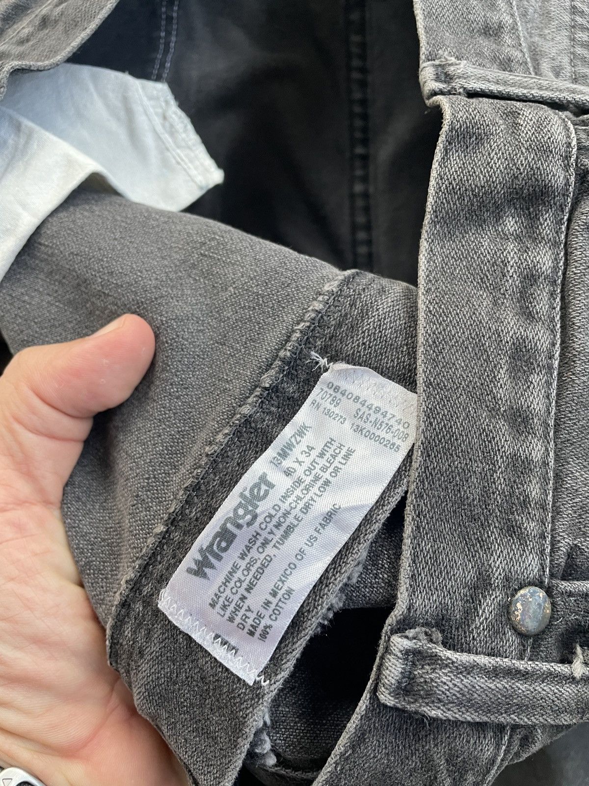 Wrangler VINTAGE WRANGLER SUPERBLACK Size US 40 / EU 56 - 3 Thumbnail