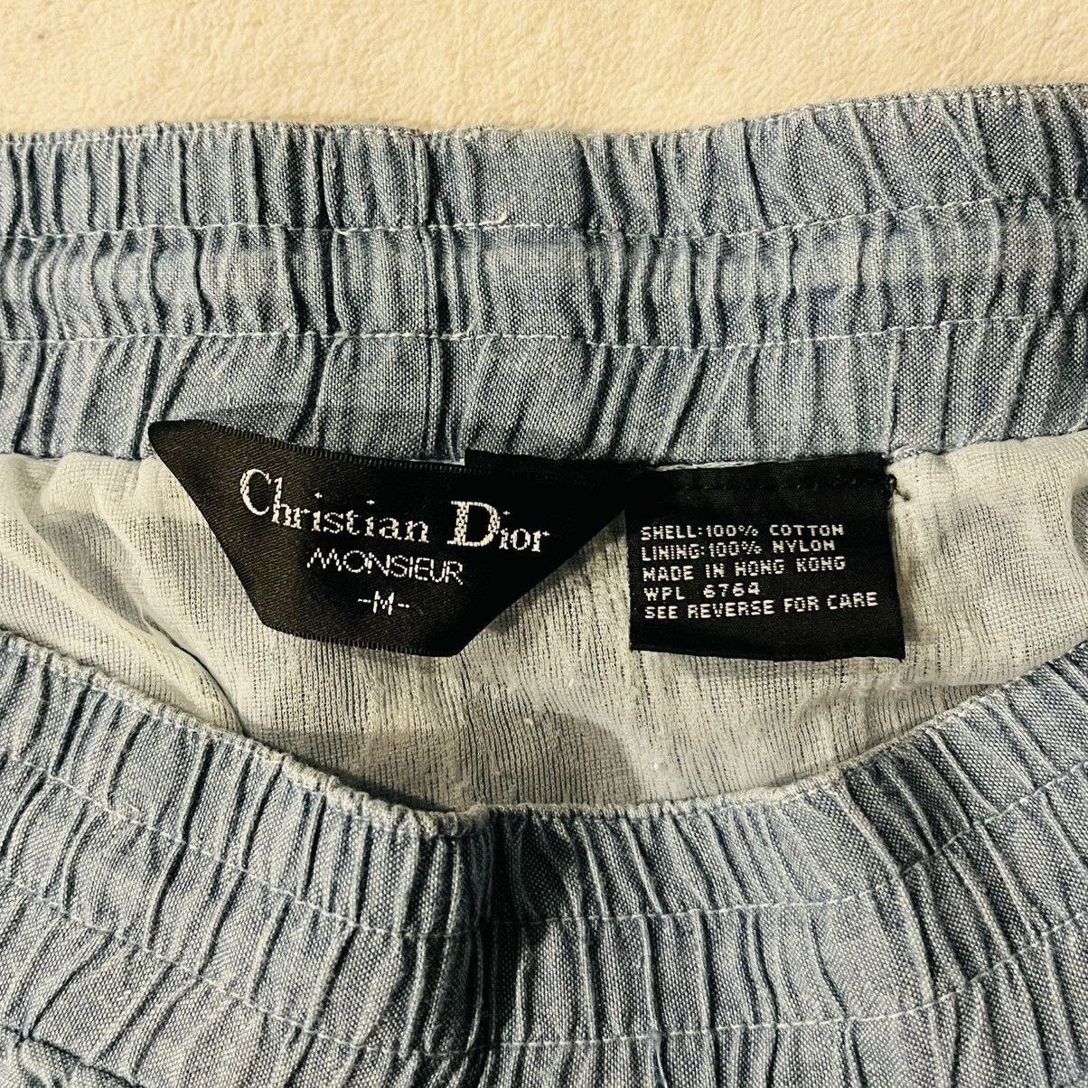 Christian Dior Monsieur Vintage Christian Dior Monsieur Blue Swim Shorts Men Medium Size US 30 / EU 46 - 3 Thumbnail