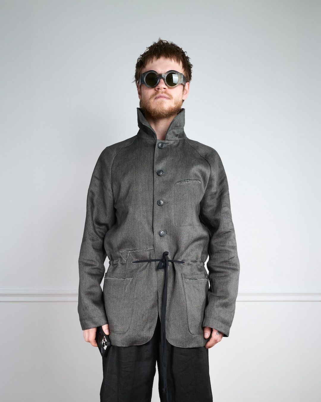Individual Sentiments NKTRMNV LINEN CHORE JACKET Size US L / EU 52-54 / 3 - 6 Thumbnail