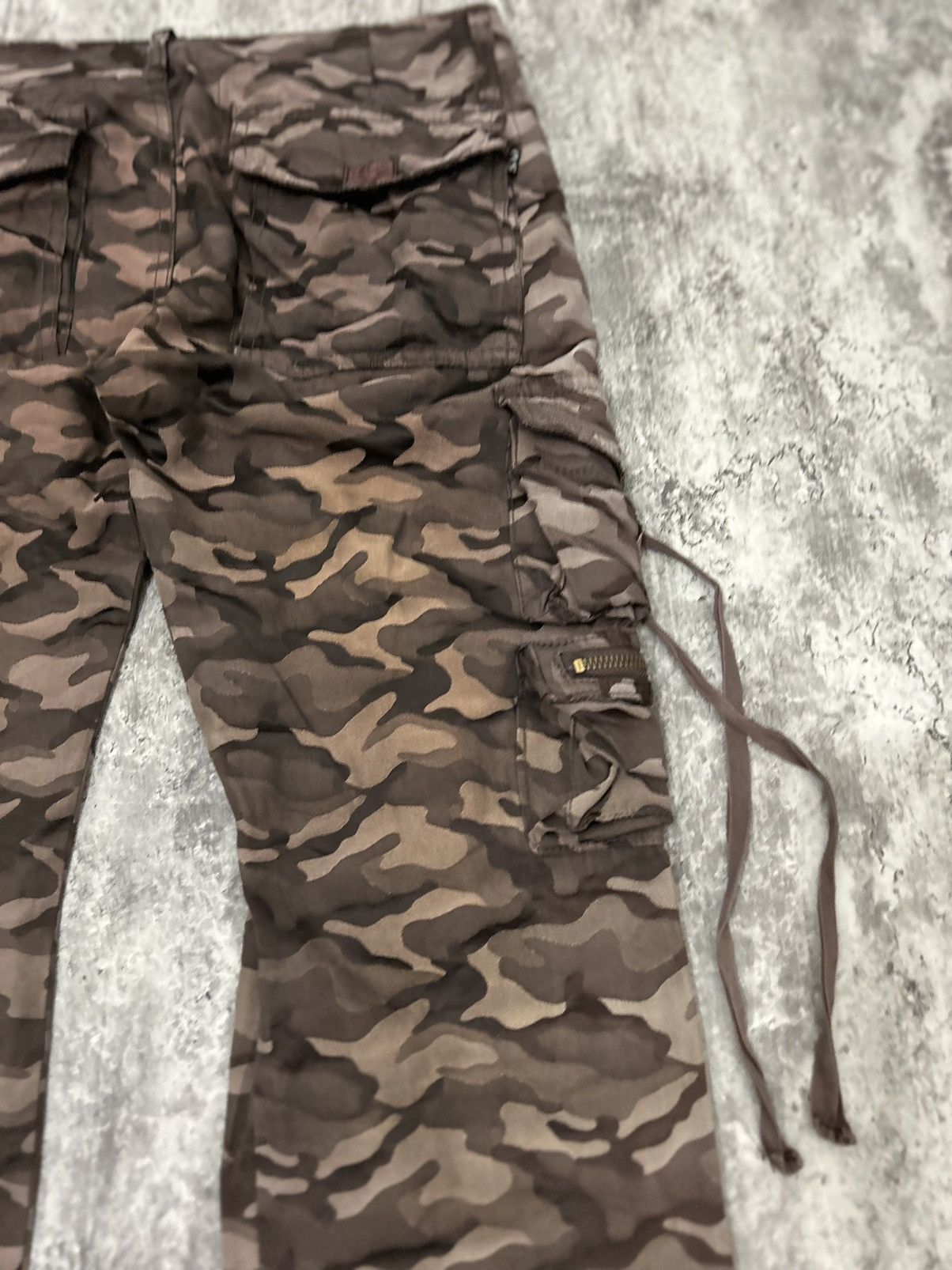 If Six Was Nine × Le Grande Bleu (L.G.B.) × Morgan Homme Morgan Homme Cargo Bondage army Pants Size US 31 - 6 Thumbnail