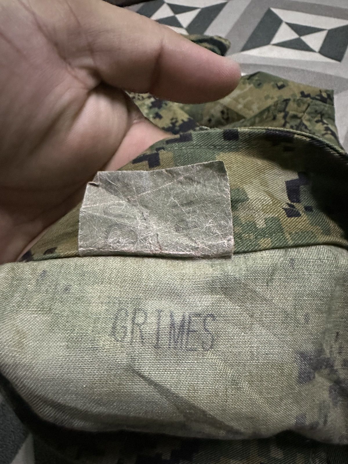 Vintage Vintage USMC woodland camo slang pocket button shirts jacket Size US M / EU 48-50 / 2 - 4 Thumbnail