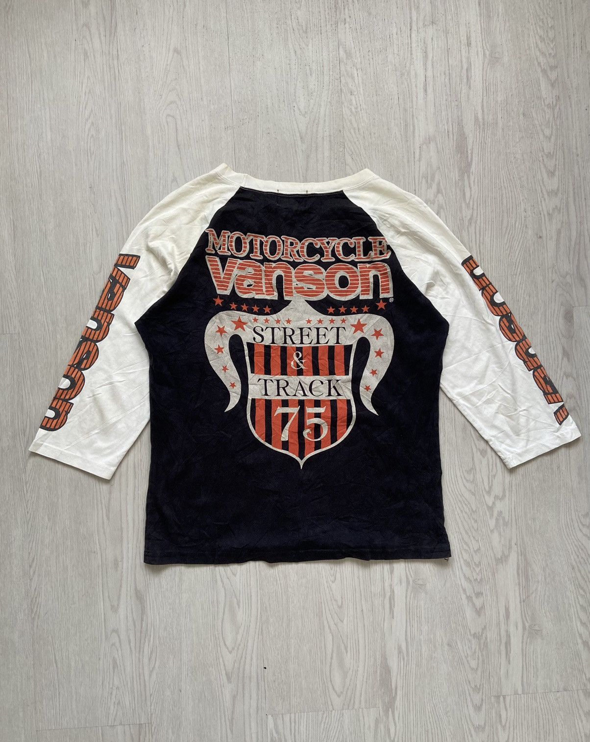 Vanson Leathers × Vintage Vintage 2000’s Vanson Motorcycle Street Tracker 3 Quaters Size US M / EU 48-50 / 2 - 2 Thumbnail