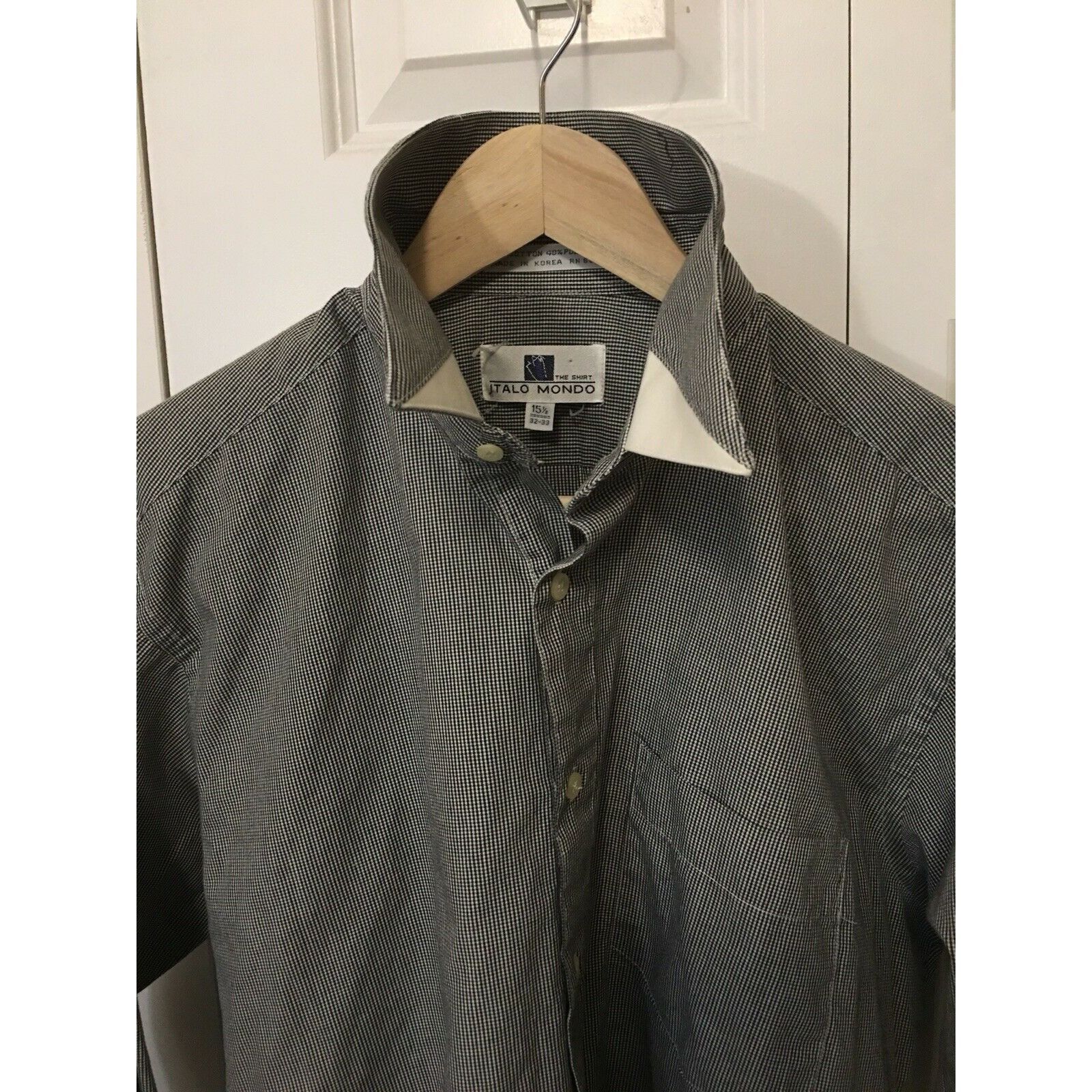Other ITALO MONDO Men’s Sz 15 1/2 32/33 BUTTON UP DRESS SHIRT FREN Size US L / EU 52-54 / 3 - 7 Thumbnail