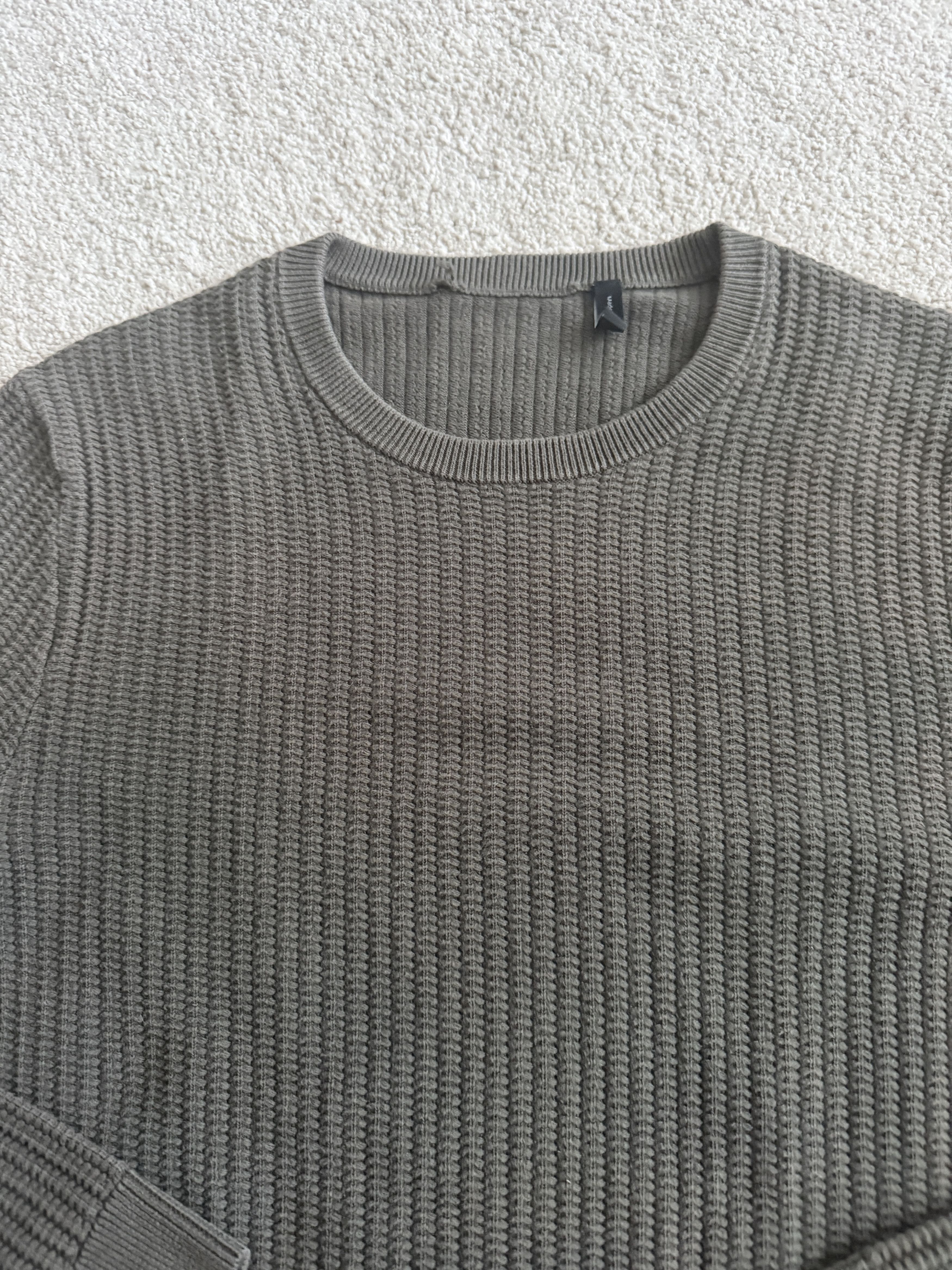 Theory Theory Dark Green Cotton Long Sleeve Sweater - XS Size US XS / EU 42 / 0 - 2 Thumbnail