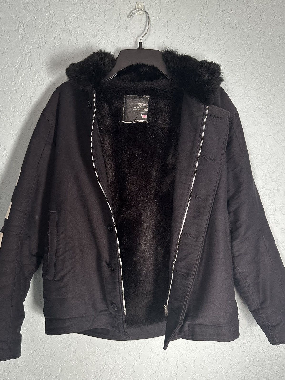 Undercover AW01 “D.A.V.F” Rabbit Fur Jacket Size US M / EU 48-50 / 2 - 3 Thumbnail