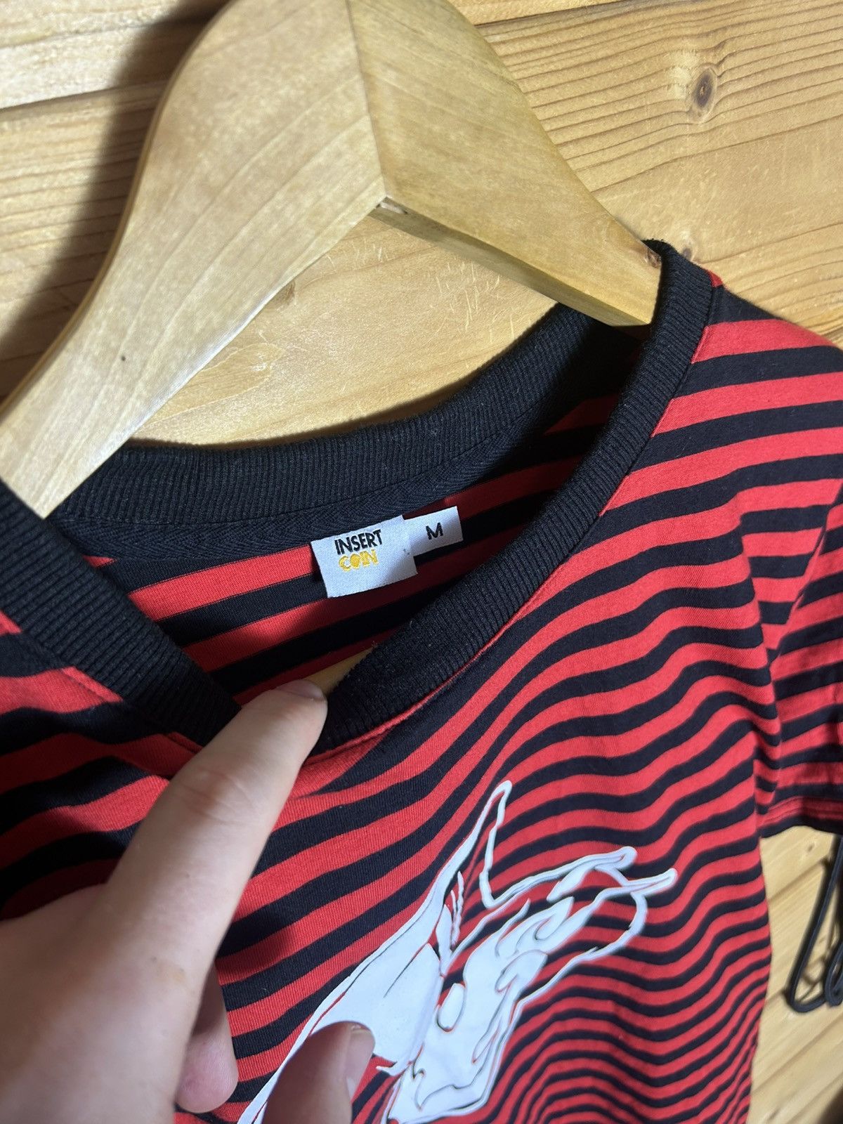 Japanese Brand Persona 5 sega video game striped t shirt Size US M / EU 48-50 / 2 - 5 Thumbnail