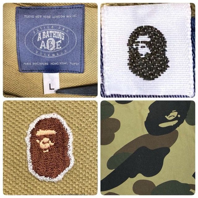 Bape BAPE Giant 1st Camo Green Polo Shirt a bathing ape NIGO Size US L / EU 52-54 / 3 - 4 Thumbnail