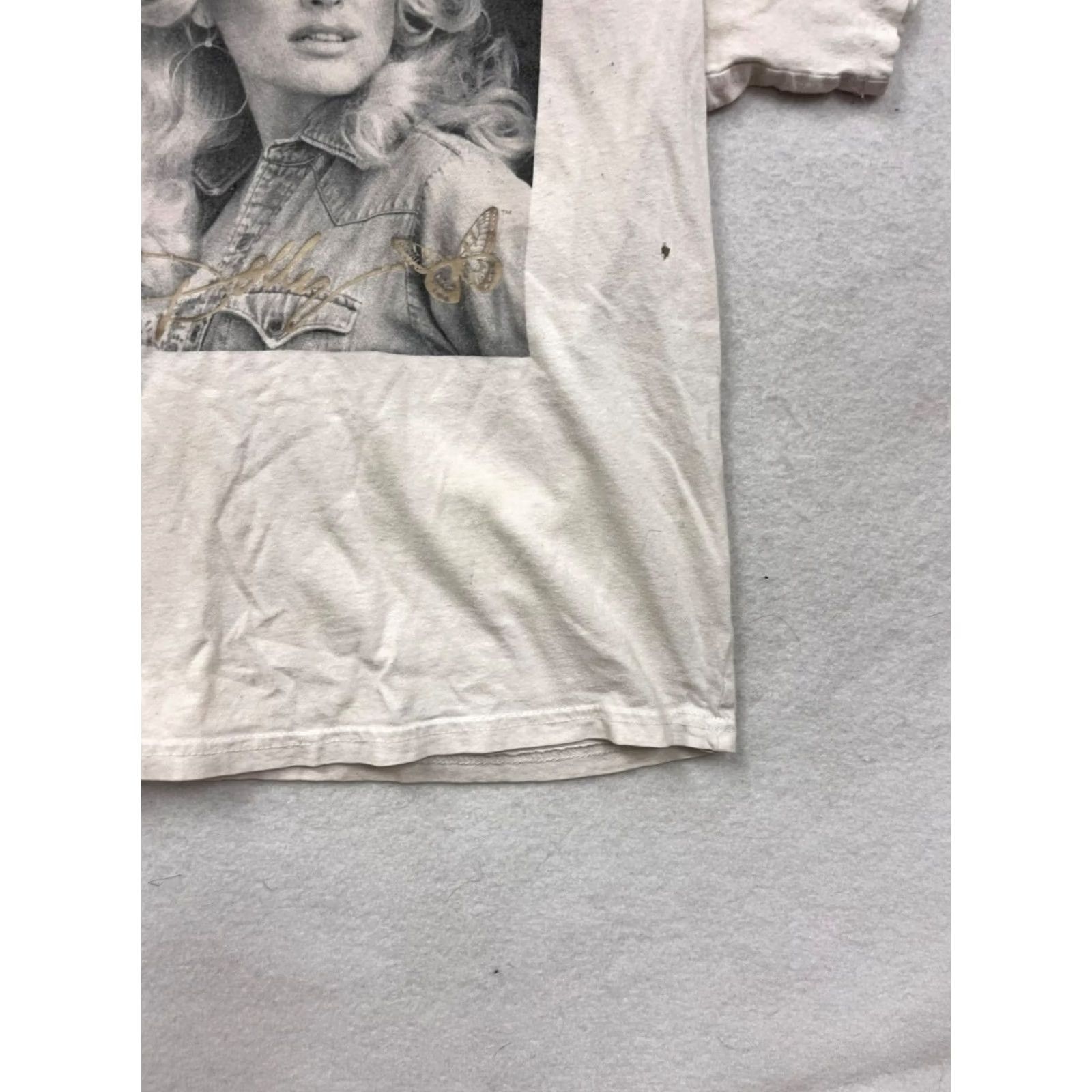 Vintage Dolly Parton Graphic Tee Womens XS Vintage Style Shirt Size XS / US 0-2 / IT 36-38 - 4 Thumbnail