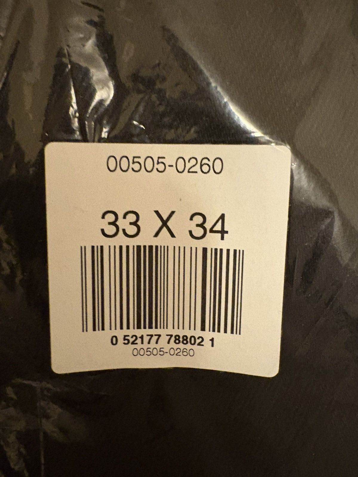 Levi's Black Levi's Men's 505 Regular Fit Jeans 33x34 Size US 33 - 6 Thumbnail
