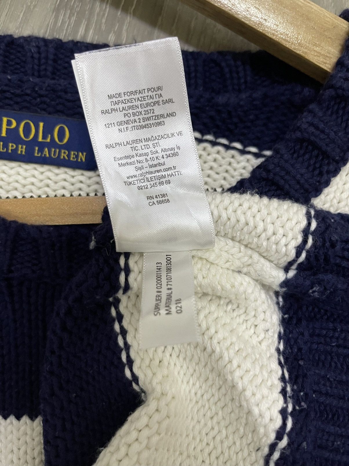 Polo Ralph Lauren Polo Ralph Lauren CP RL-93 Knitted Jumper (L) Size US L / EU 52-54 / 3 - 17 Thumbnail