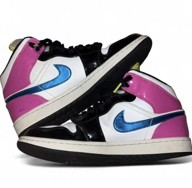Jordan Brand Jordan 1 mid fachsia Size US 10 / EU 43 - 2 Thumbnail