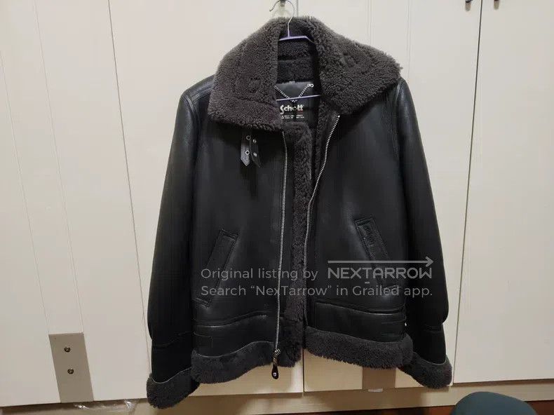 Schott Schott NYC Men's Fur Jacket Size US M / EU 48-50 / 2 - 1 Thumbnail