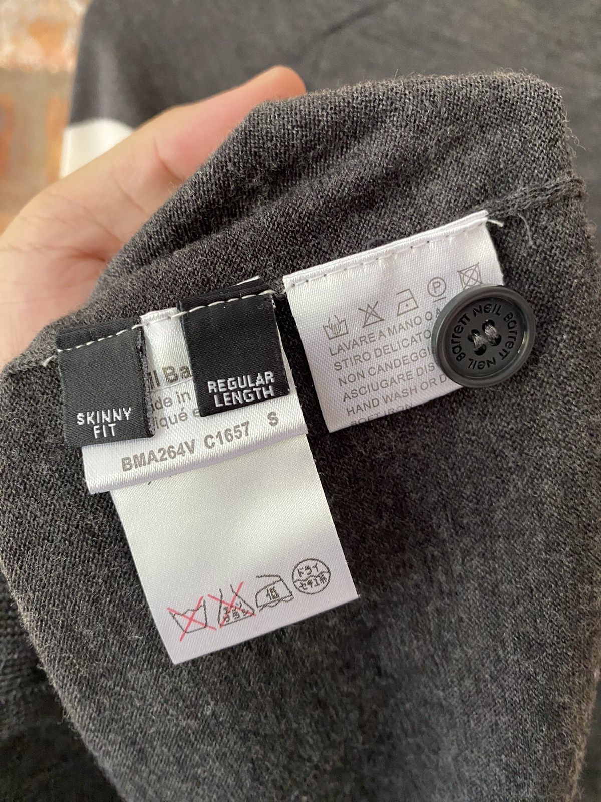Japanese Brand × Neil Barrett 2000s Neil Barrett Iconic 3D lighting wool cardigan Size US M / EU 48-50 / 2 - 14 Thumbnail