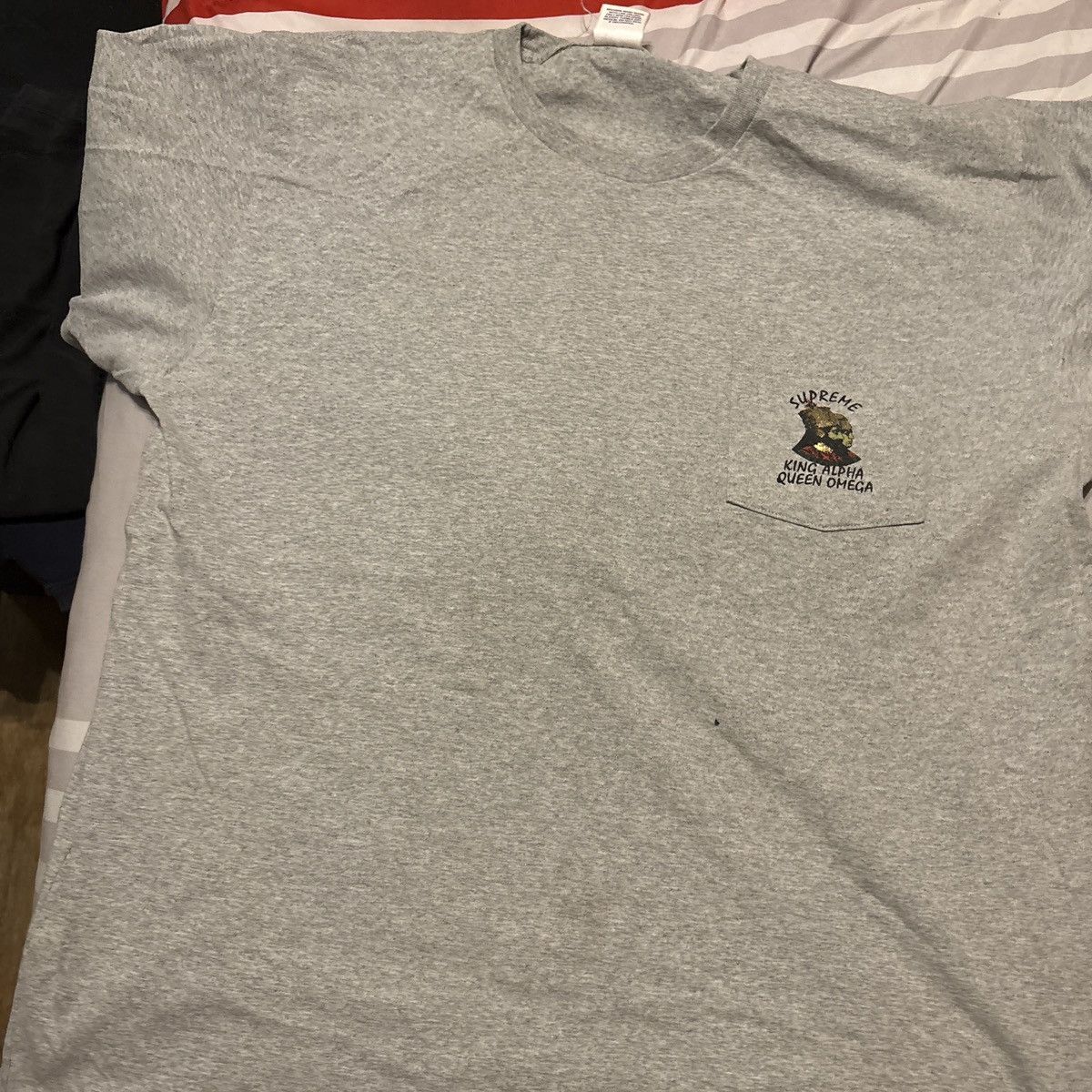 Supreme Supreme SS15 King Alpha Queen Omega pocket tee XLarge Size US XL / EU 56 / 4 - 3 Thumbnail