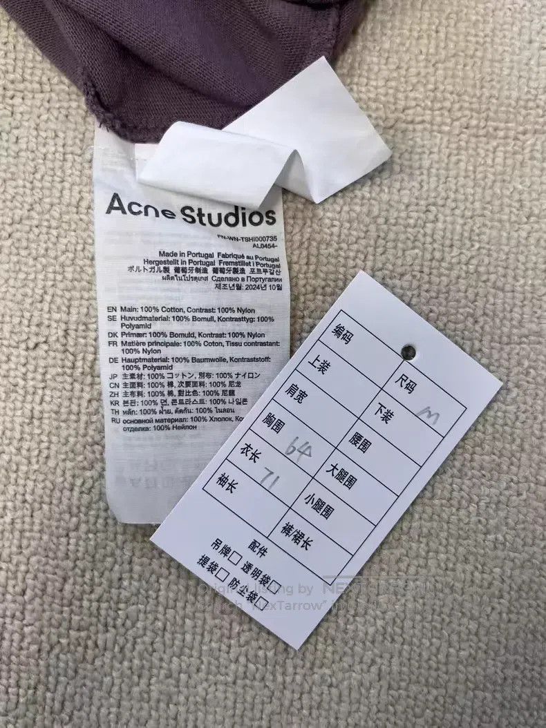 Acne Studios Acne Studios Sleeve Design Aged Printed Pattern T-Shirt, L Size M / US 6-8 / IT 42-44 - 5 Thumbnail