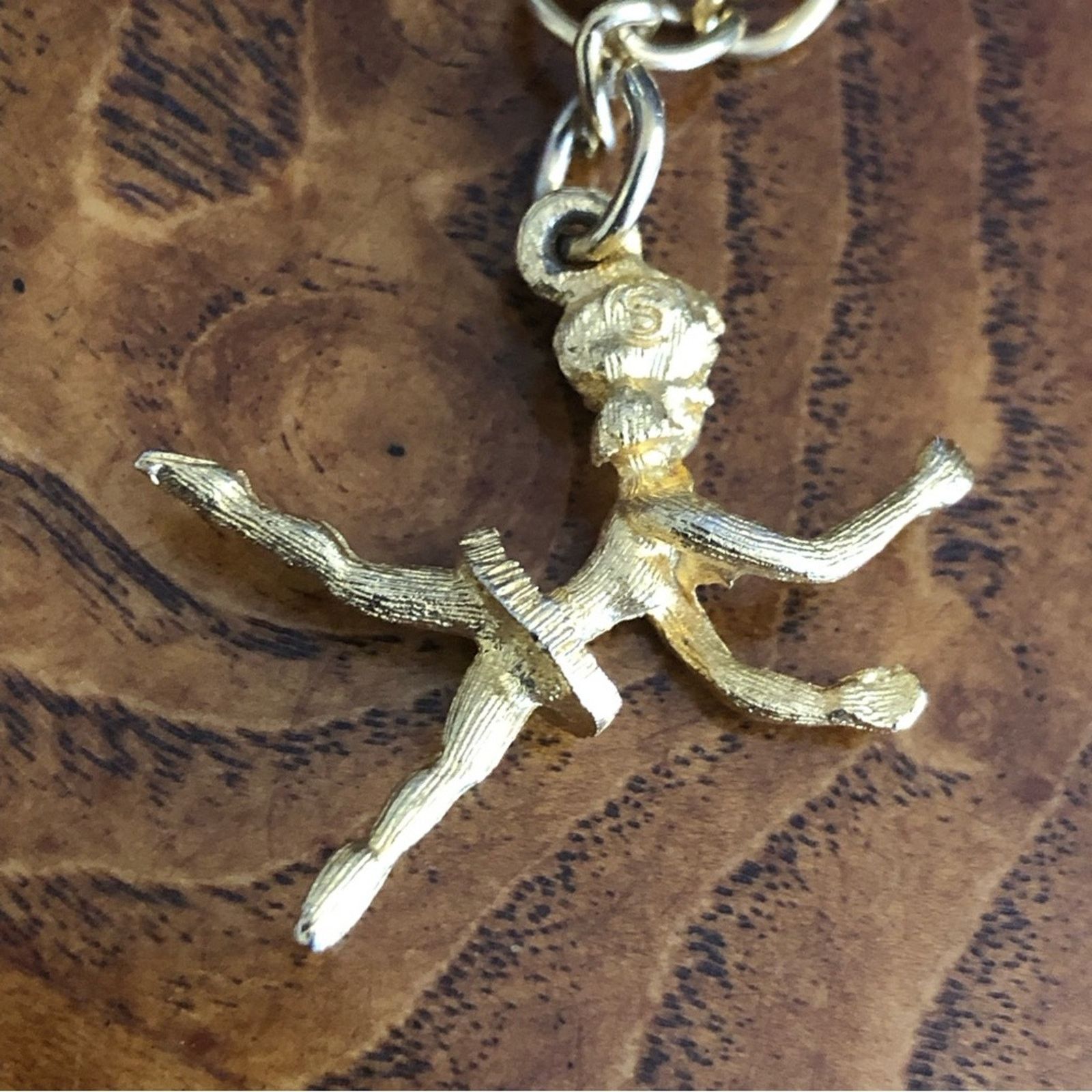Vintage Vintage dancing ballerina rhinestone girls charm bracelet Size ONE SIZE - 3 Thumbnail