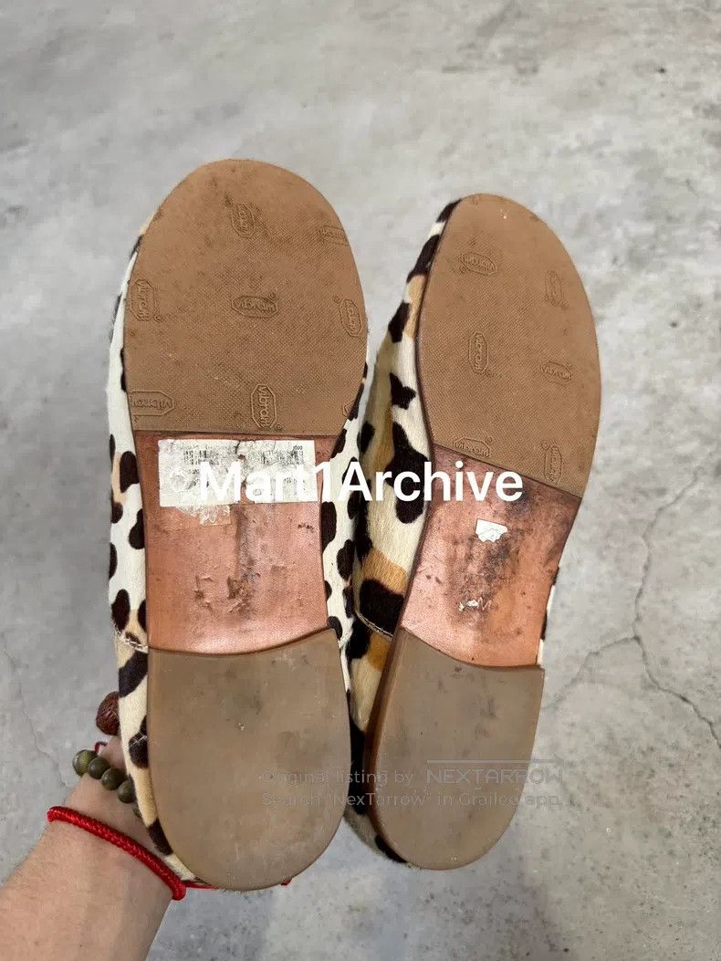 Comme des Garcons Comme des Garcons size M Leopard print horsehair flat shoe Size US 7.5 / IT 37.5 - 6 Thumbnail