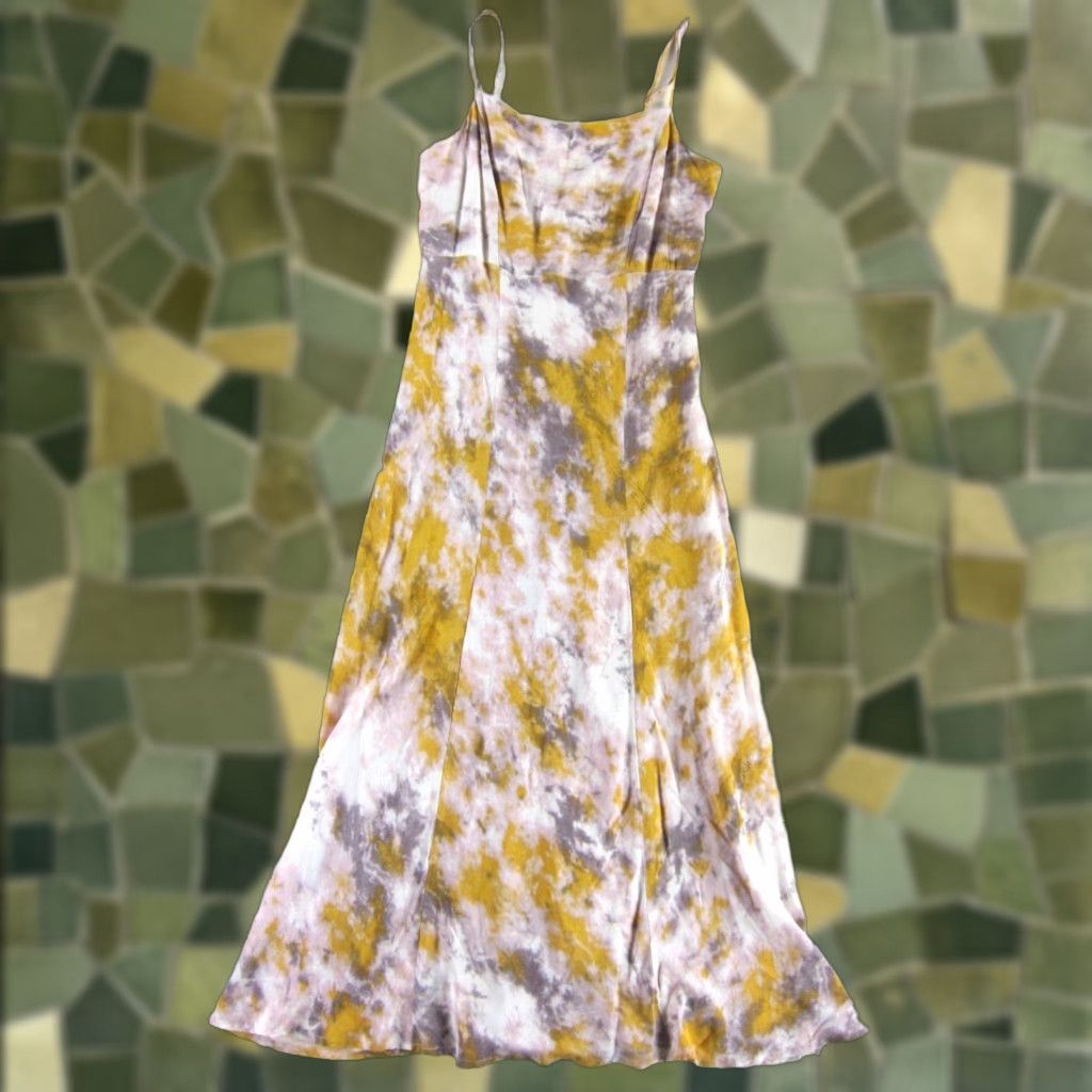 ASTR The Label ASTR The Label Dress Spaghetti Strap Midi Slip Dress S Pink Tie Dye Tank Size S / US 4 / IT 40 - 1 Thumbnail