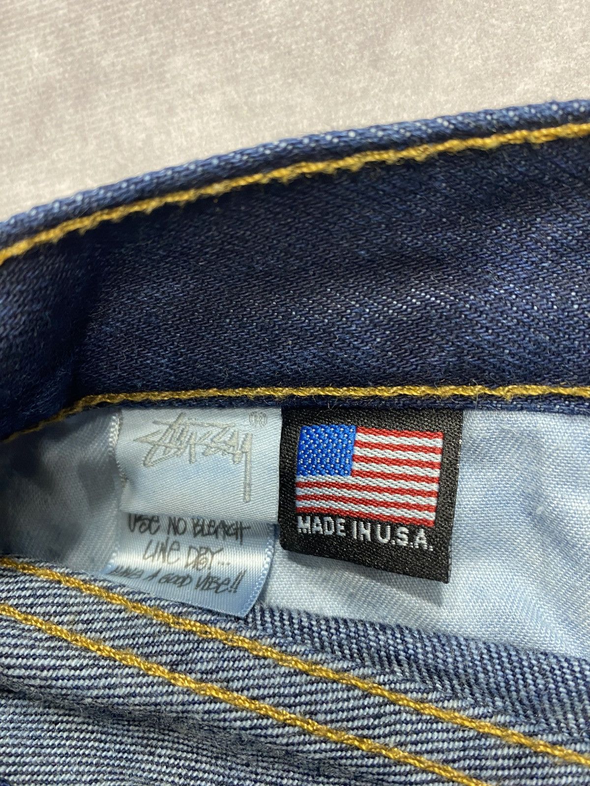 Stussy Stussy Dark Blue Denim Skinny Jeans Size US 30 / EU 46 - 6 Thumbnail