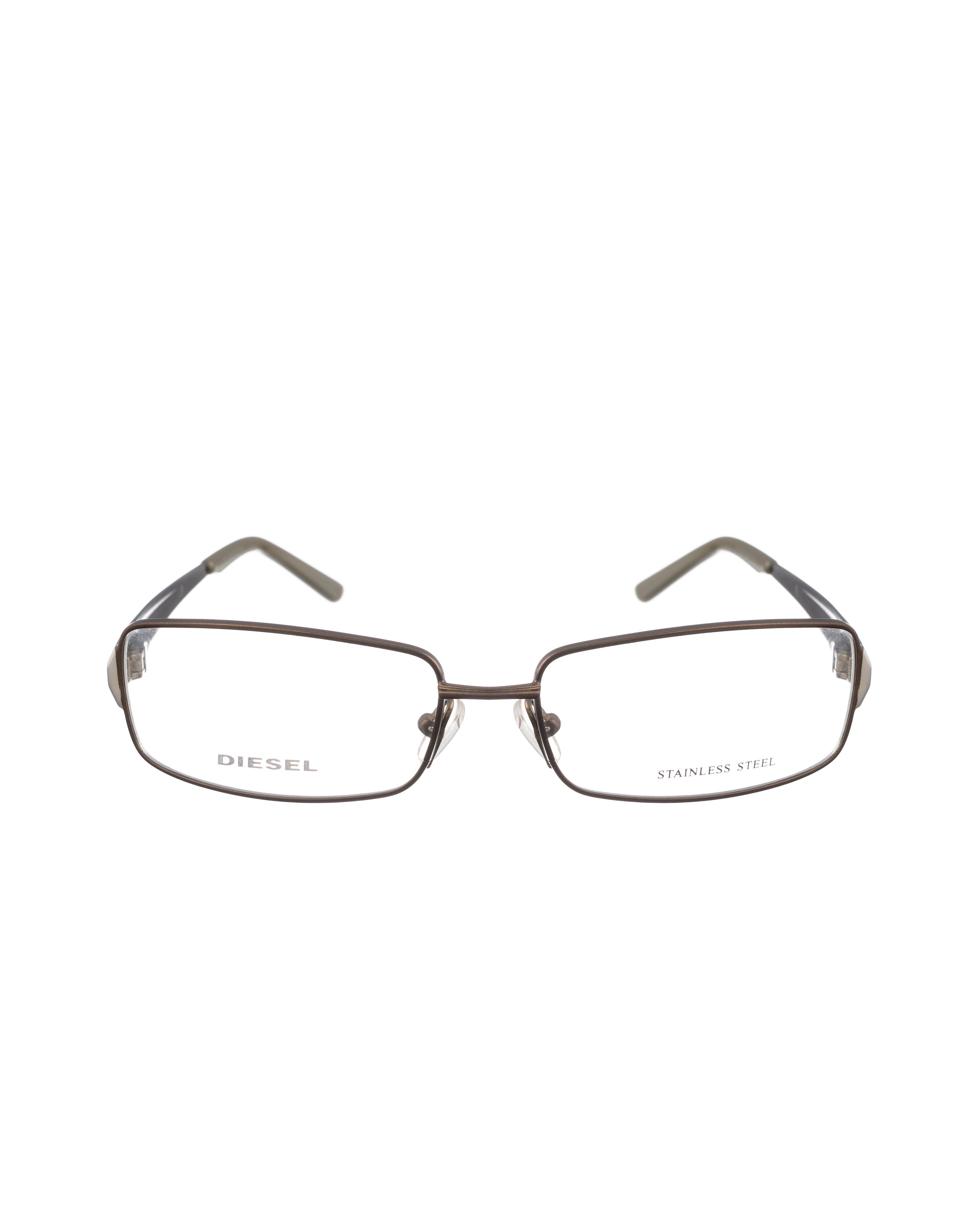 Diesel Diesel 00s Brown Metal Glasses with Silver Details Size ONE SIZE - 2 Thumbnail
