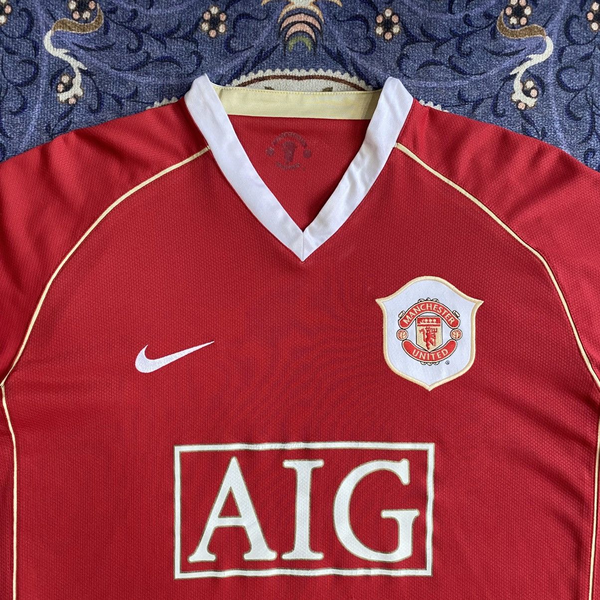 Nike × Vintage Vintage 2006/07 Nike Manchester United Home Jersey Size US L / EU 52-54 / 3 - 2 Thumbnail