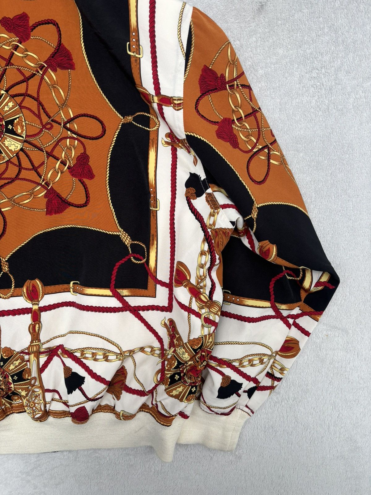Iceberg 90s Iceberg Baroque Print Bomber Jacket Size US M / EU 48-50 / 2 - 10 Thumbnail