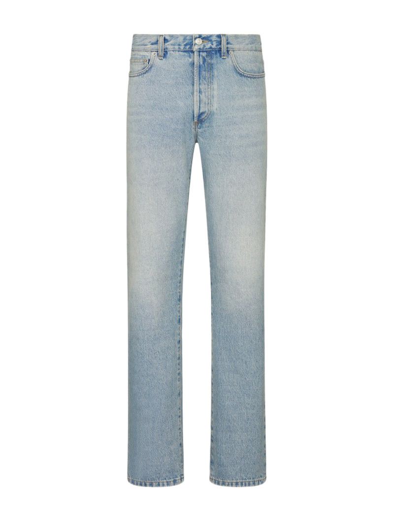 image of Dior Long Jeans With Regular Fit in Blue, Men's (Size 29)