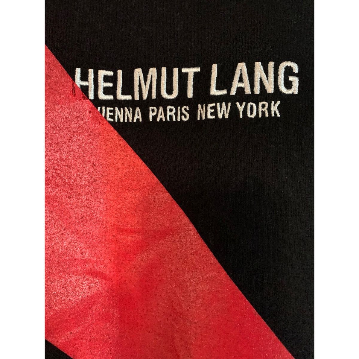 Helmut Lang HELMUT LANG SASH STRIPE LOGO T-SHIRT Size US M / EU 48-50 / 2 - 3 Thumbnail