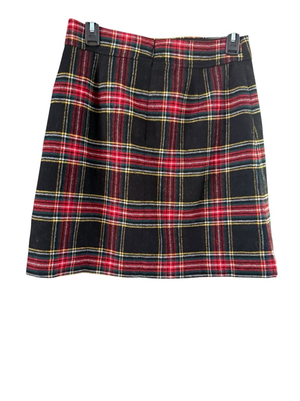 J.Crew Women's J.Crew Plaid Mini Skirt Black Red Size 4 Size 27" / US 4 / IT 40 - 9 Thumbnail