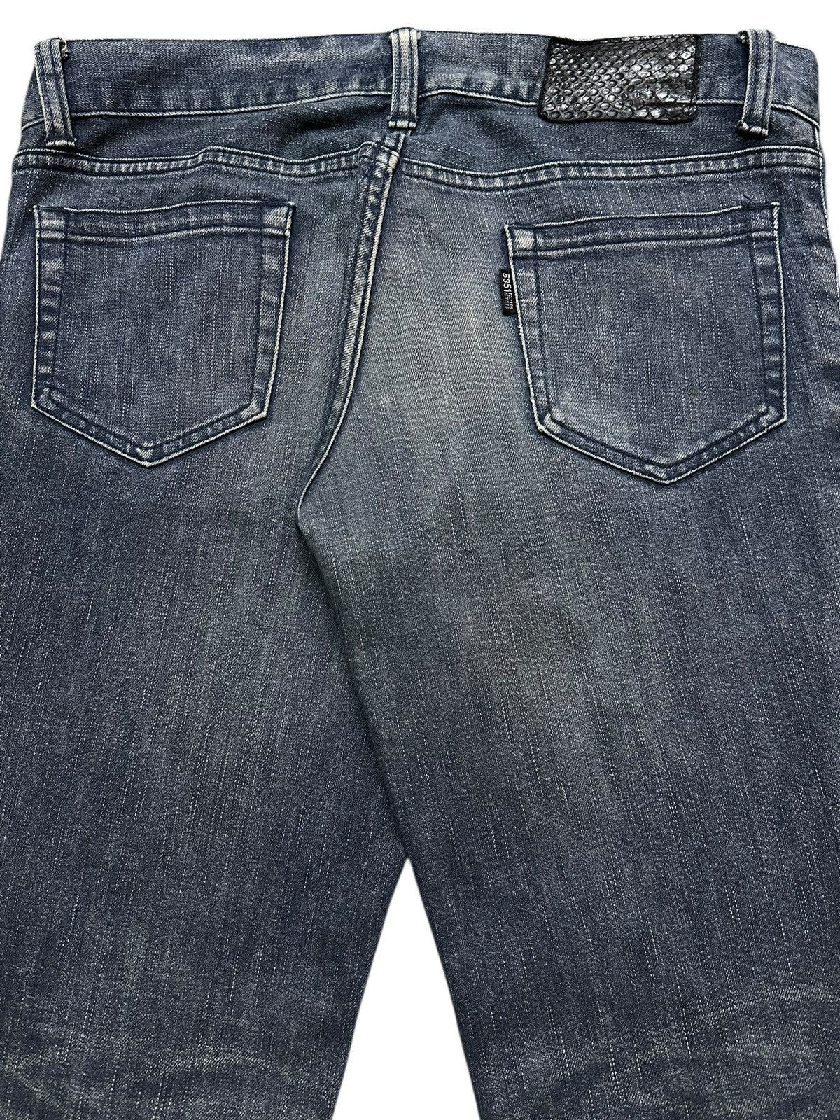 5351 POUR LES HOMMES Vintage Japan 5351 Pour Les Homme Fade Wash Bootcut Wide Leg Size US 33 - 6 Thumbnail