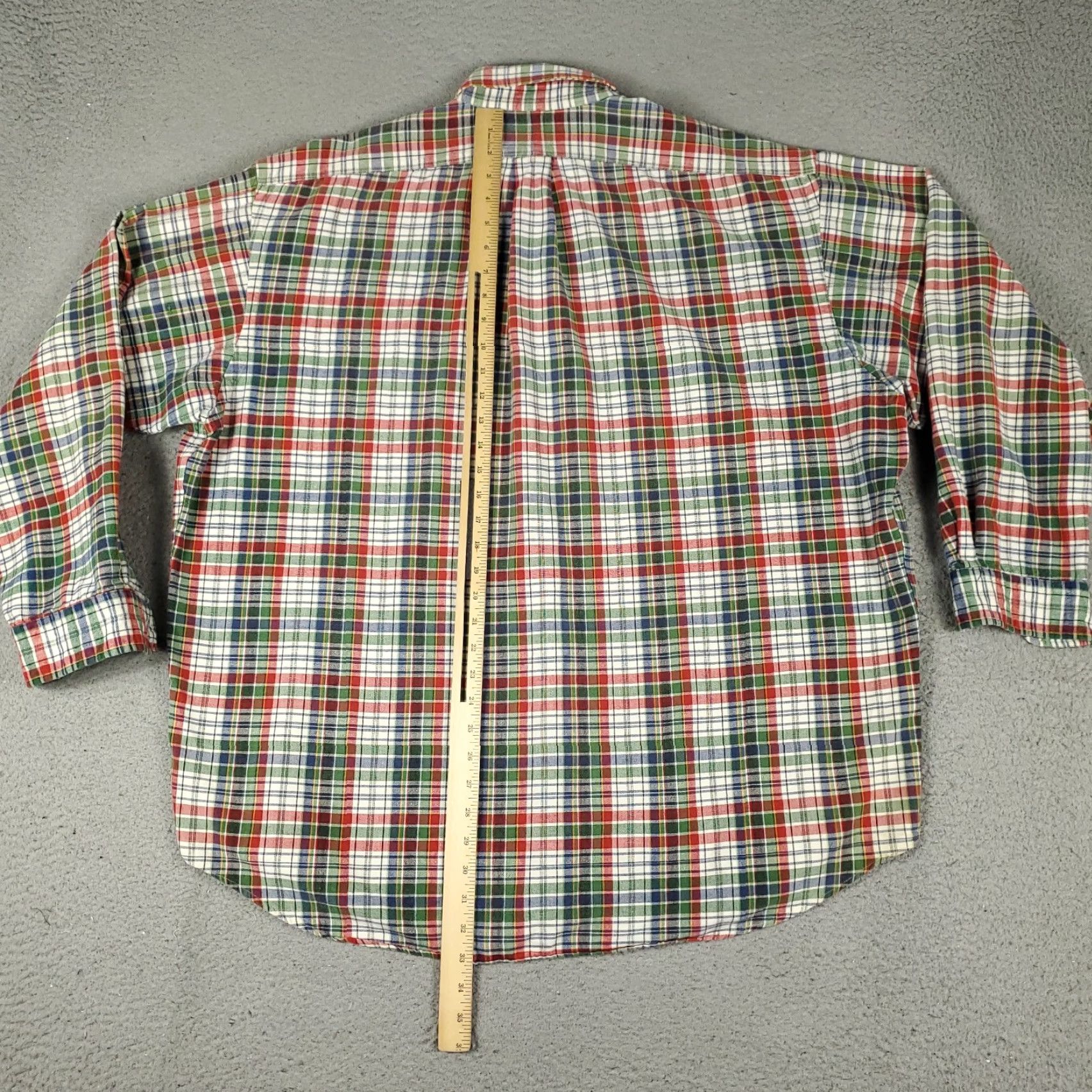 Ralph Lauren Ralph Lauren Shirt Mens XL Green Plaid Flannel Button-Down Pony Size US XL / EU 56 / 4 - 6 Thumbnail