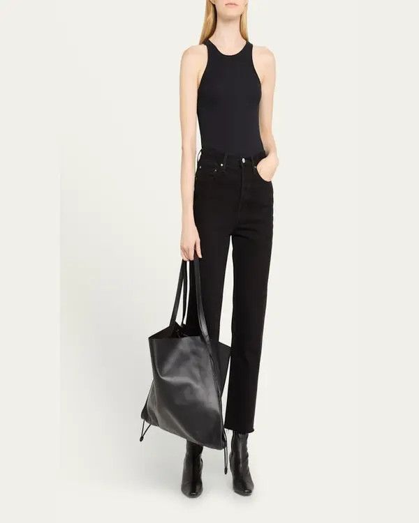 Christian Louboutin oc11z0126 Size: OS/Le 54 Leather Tote Bag in Black Size ONE SIZE - 5 Thumbnail
