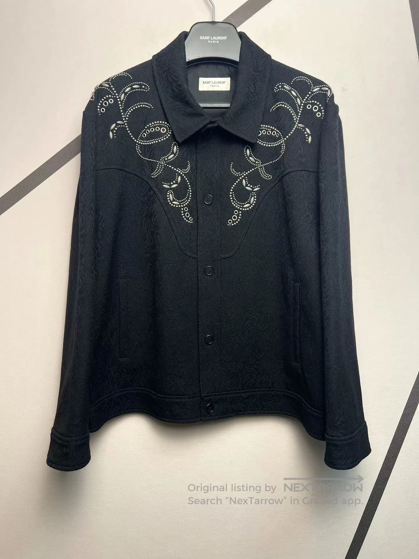 Saint Laurent Paris Saint Laurent SS19 Runway Wool Jacket. Size US L / EU 52-54 / 3 - 1 Thumbnail