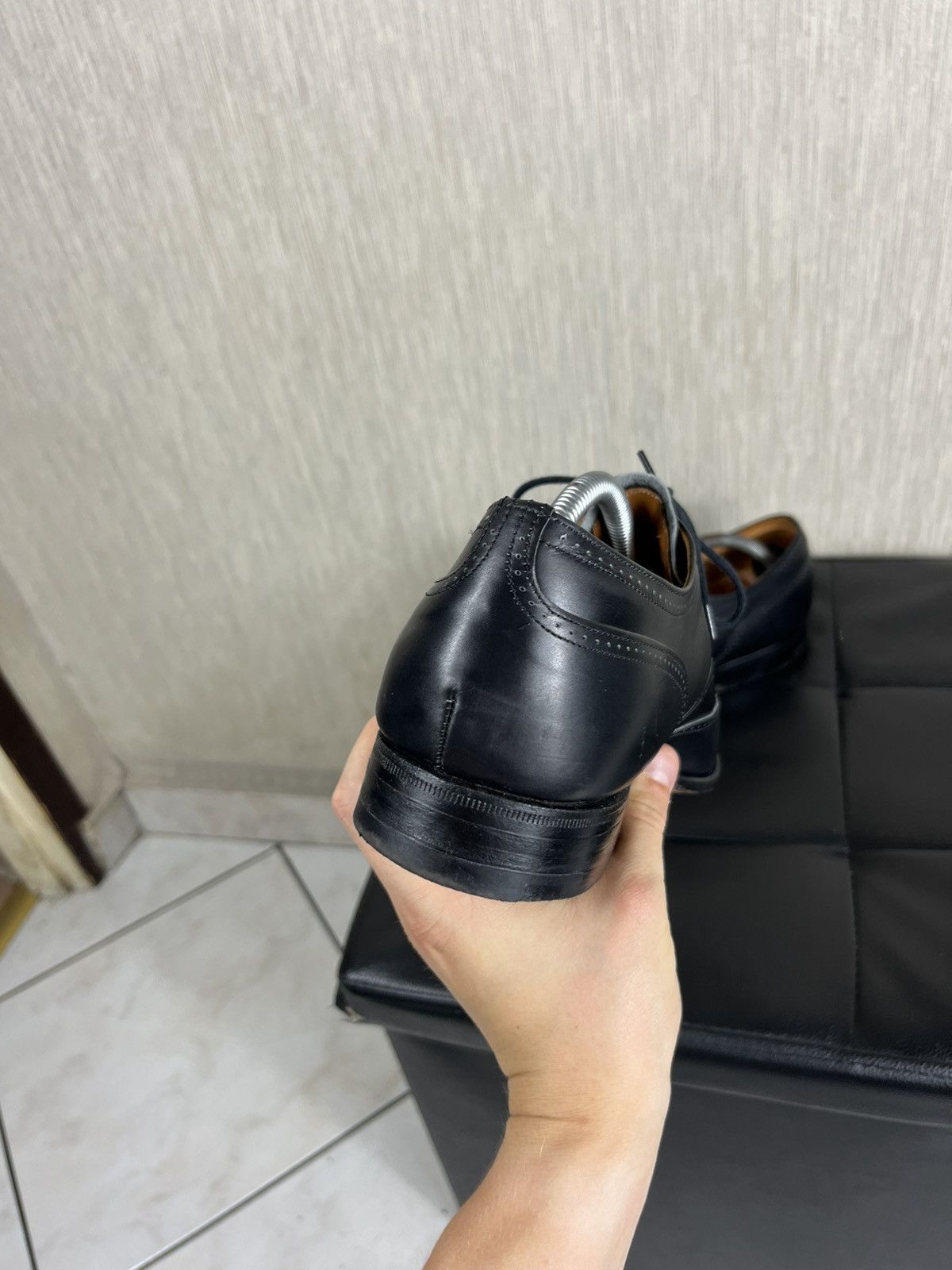 Church's × Vintage Vintage Church’s oxford brogues bordeaux leather shoes Size US 11.5 / EU 44-45 - 18 Thumbnail